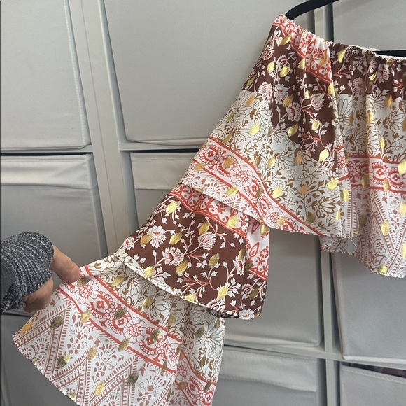 New! Mare Mare x Anthropologie crop blouse S - Picture 9 of 12